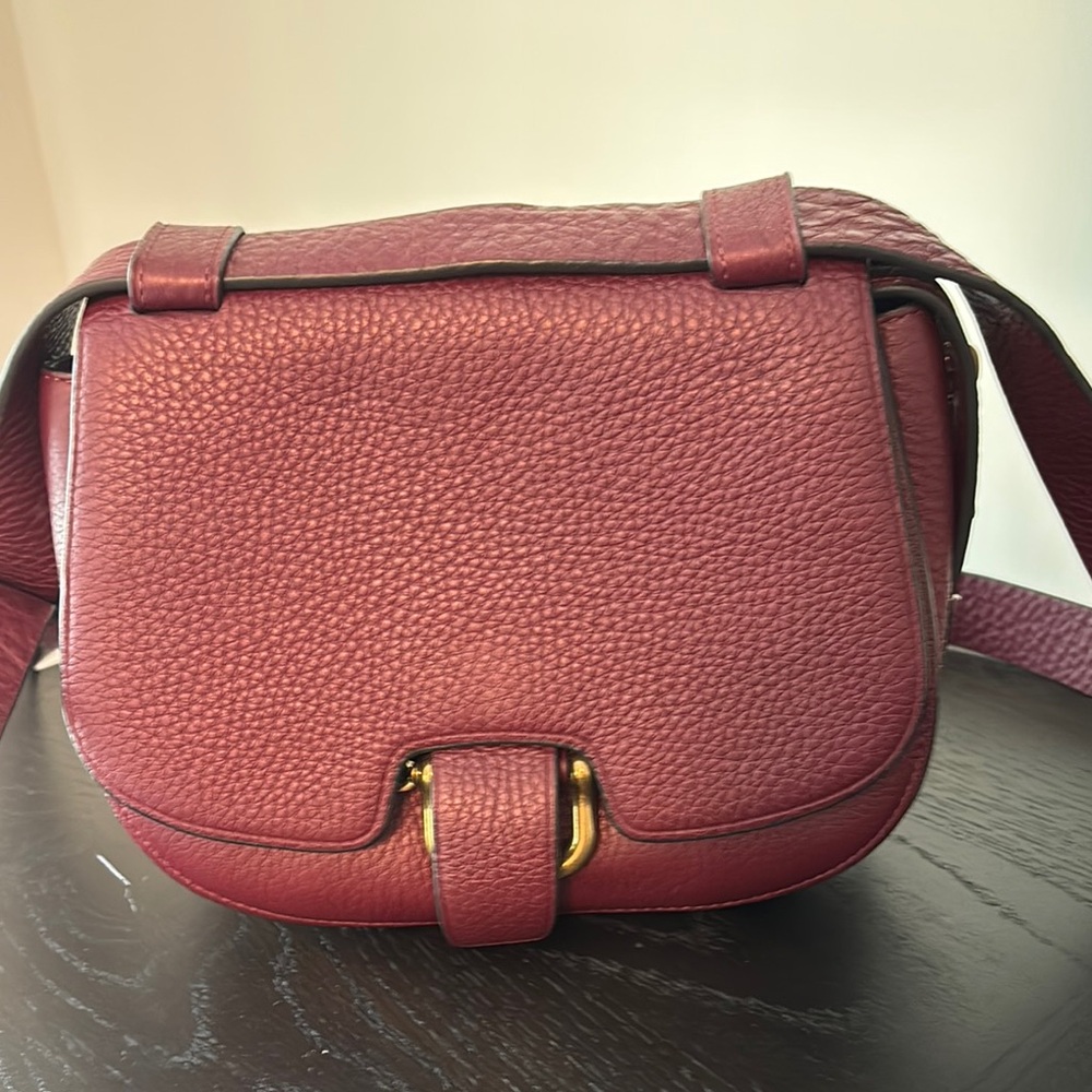 J. Crew Burgundy Crossbody Bag